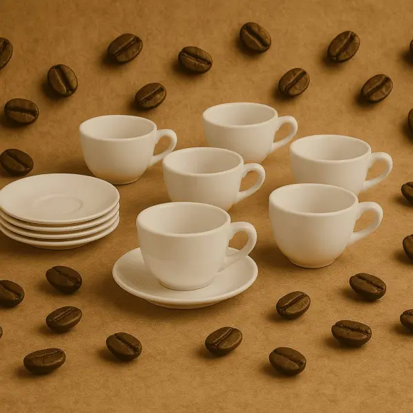 Set Capuchino 6 Pocillos/6 Platos 200ml