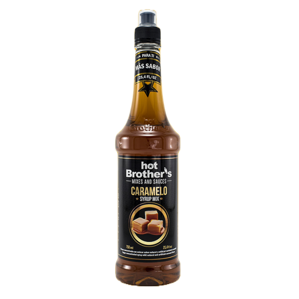 Sirope Hot Brothers Caramelo 750 ML