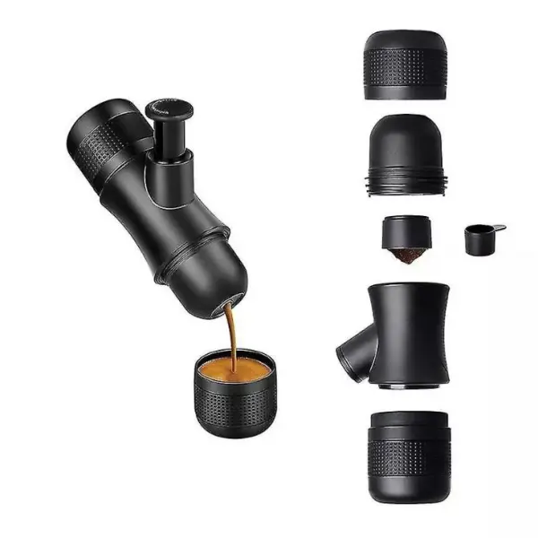 Cafetera Portátil Handpresso Negra Banda Negra