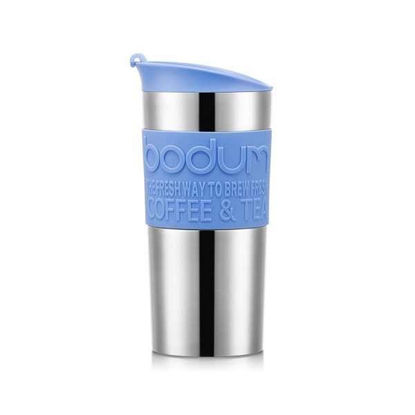 MUG VIAJERO BODUM INOX AZUL 0.35 ML
