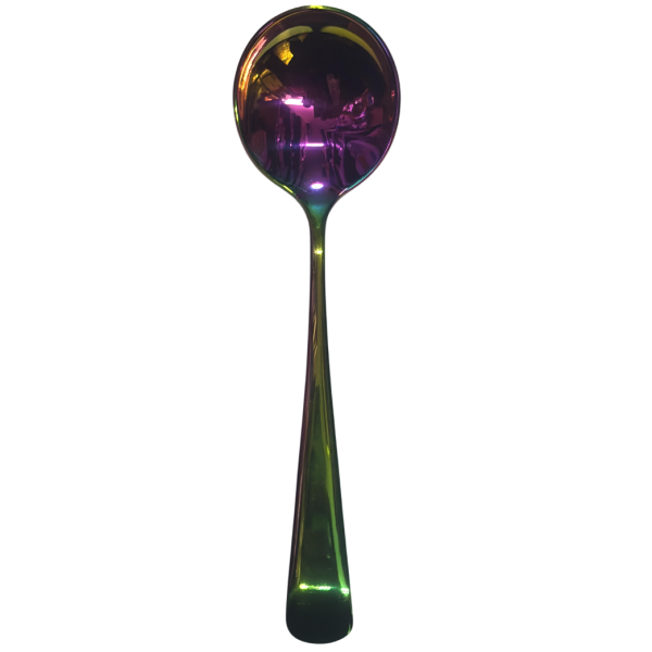 CUCHARA CATACION TITANIO TORNASOL CORTA 16 CM