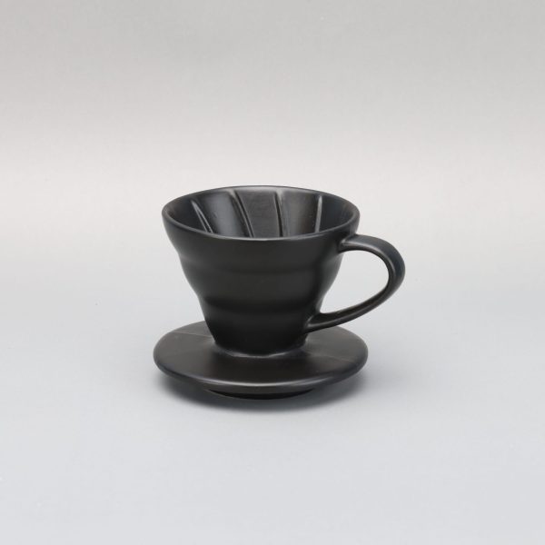 Dripper porcelana V60 Negro #01