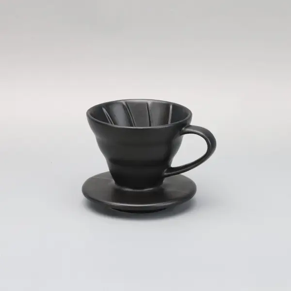 Dripper porcelana V60 Negro #01