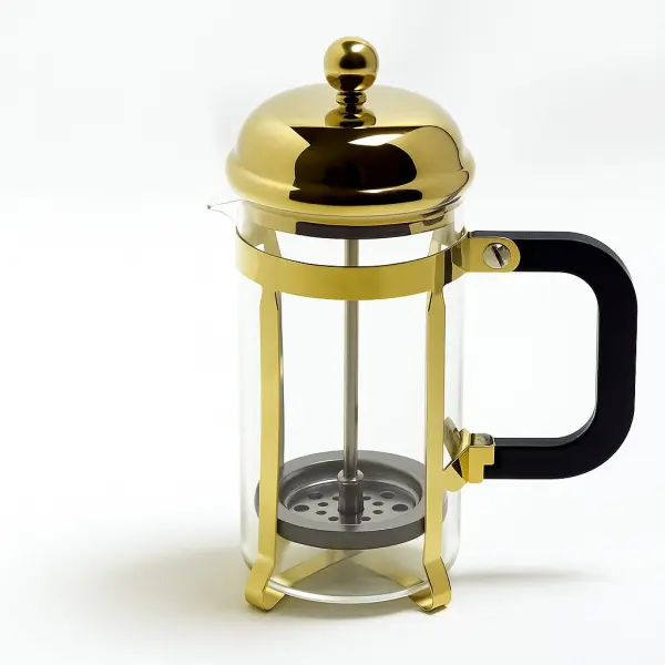 PRENSA FRANCESA DORADA 600 ML GREEN BANK